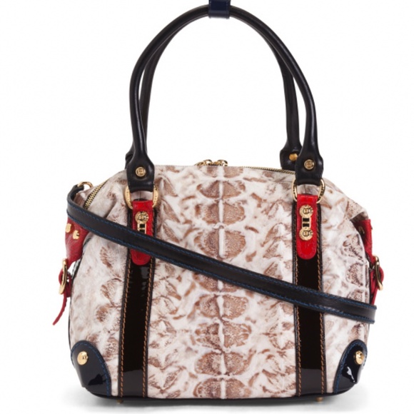 Marino Orlandi Handbags - SOLD MARINO ORLANDI AUTHENTIC LEATHER REPTILE EFFECT BA